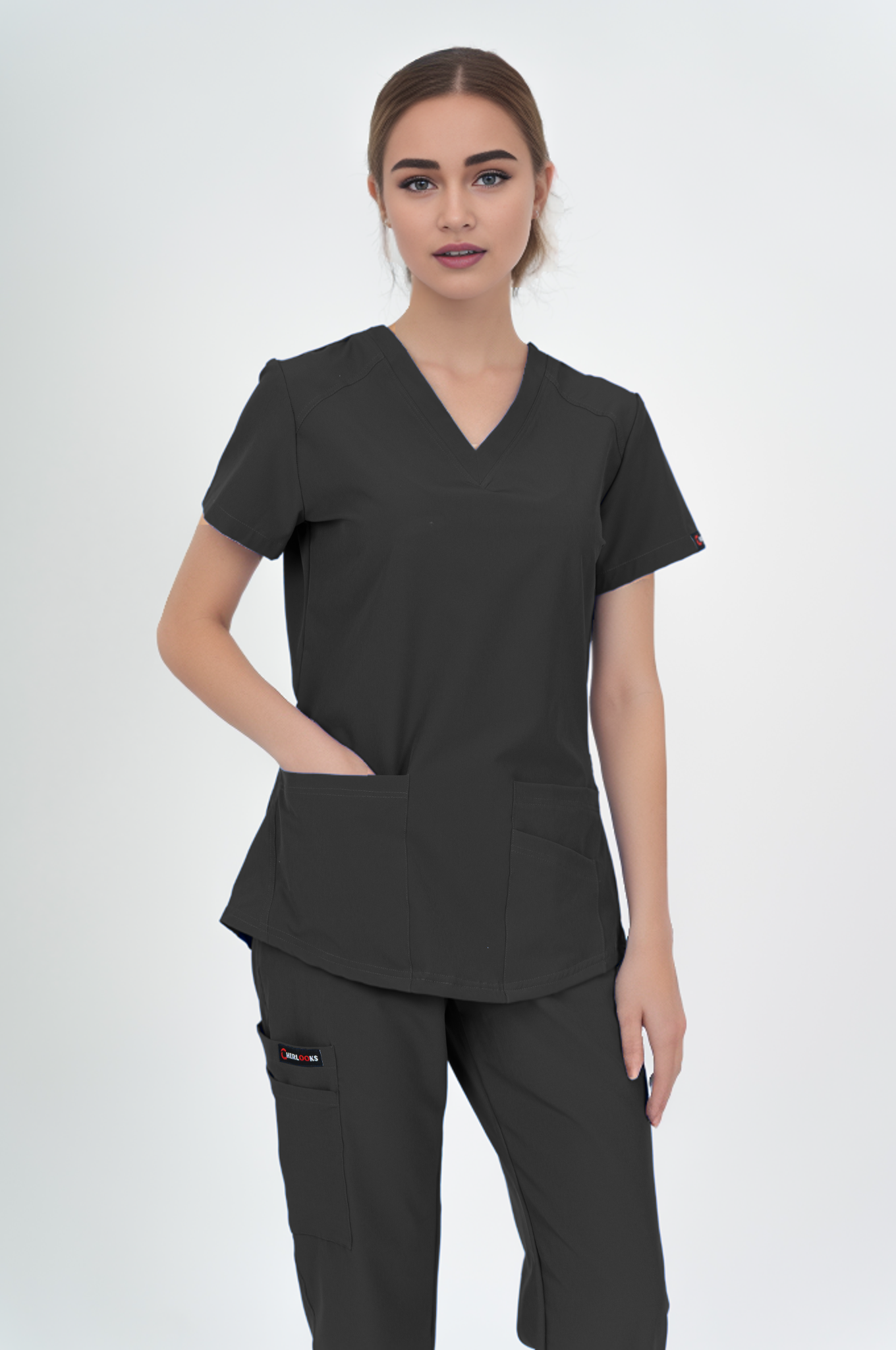 PIJAMA QUIRURGICA ARIANA | NEGRO