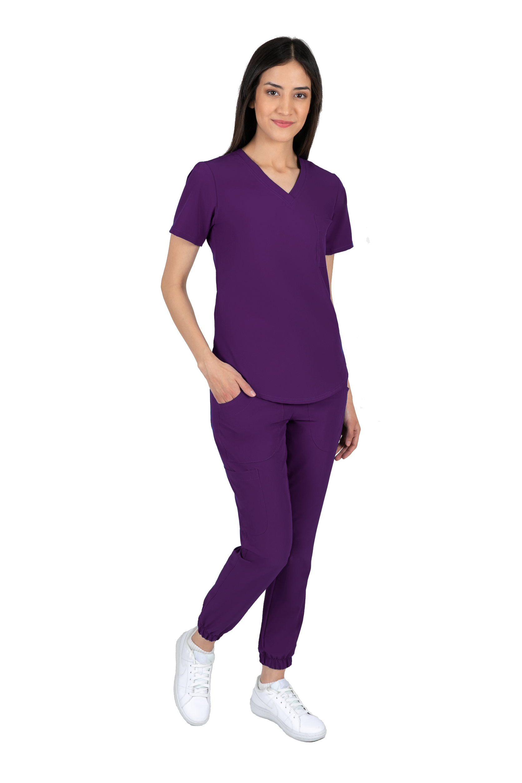 PIJAMA QUIRURGICA URBAN JOGGER | MORADO