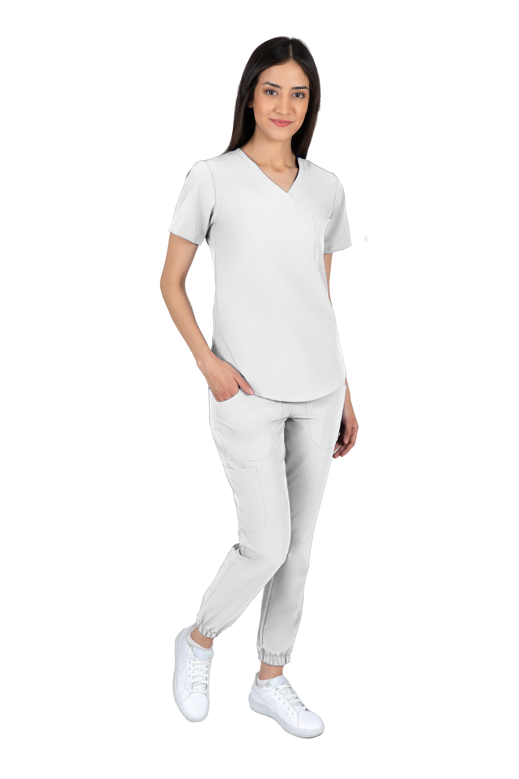 PIJAMA QUIRURGICA URBAN JOGGER | BLANCO