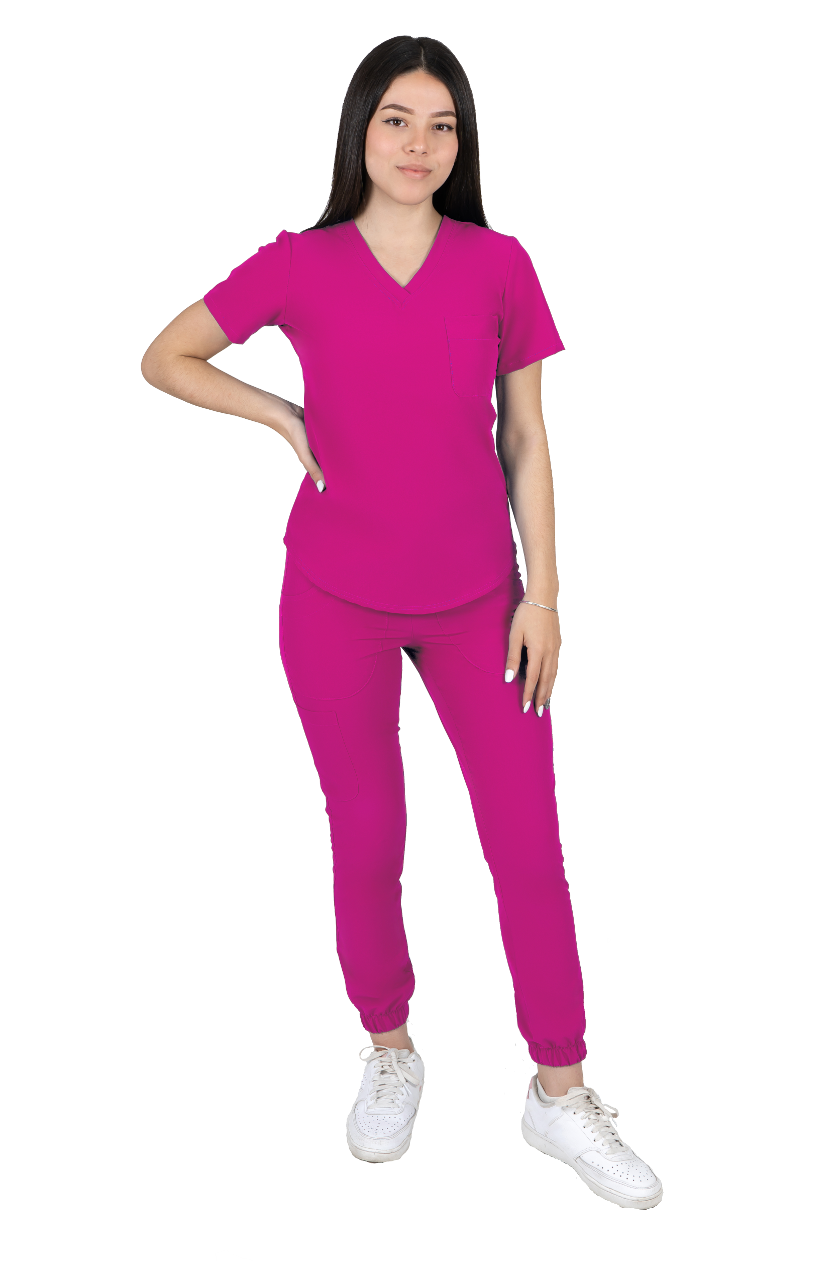 PIJAMA QUIRURGICA URBAN JOGGER | FUCSIA
