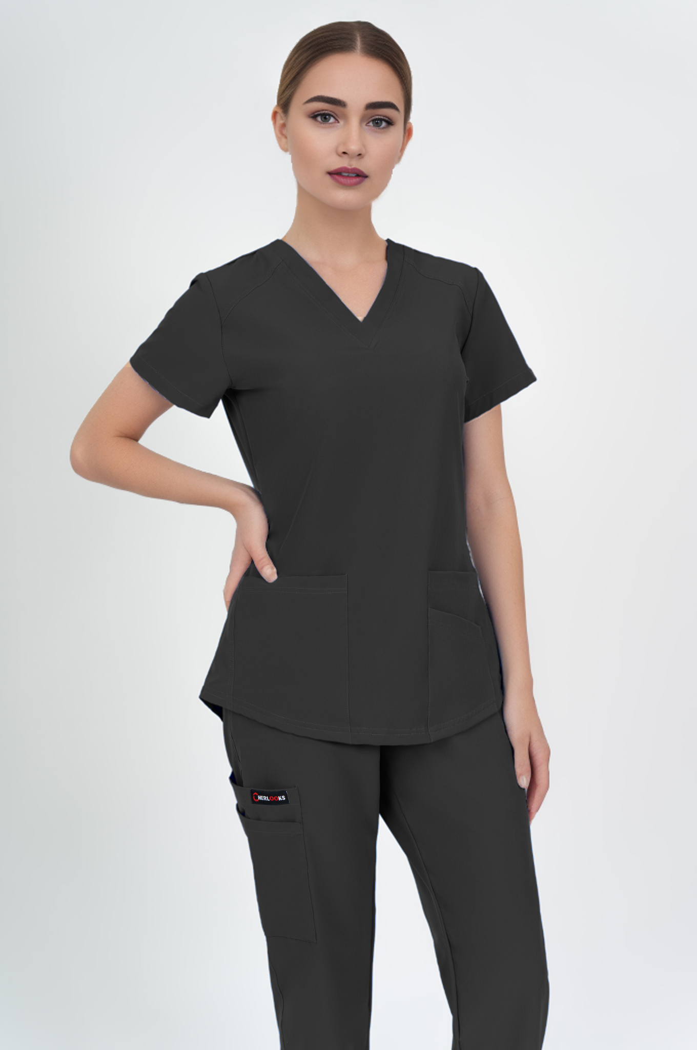 PIJAMA QUIRURGICA ARIANA | NEGRO